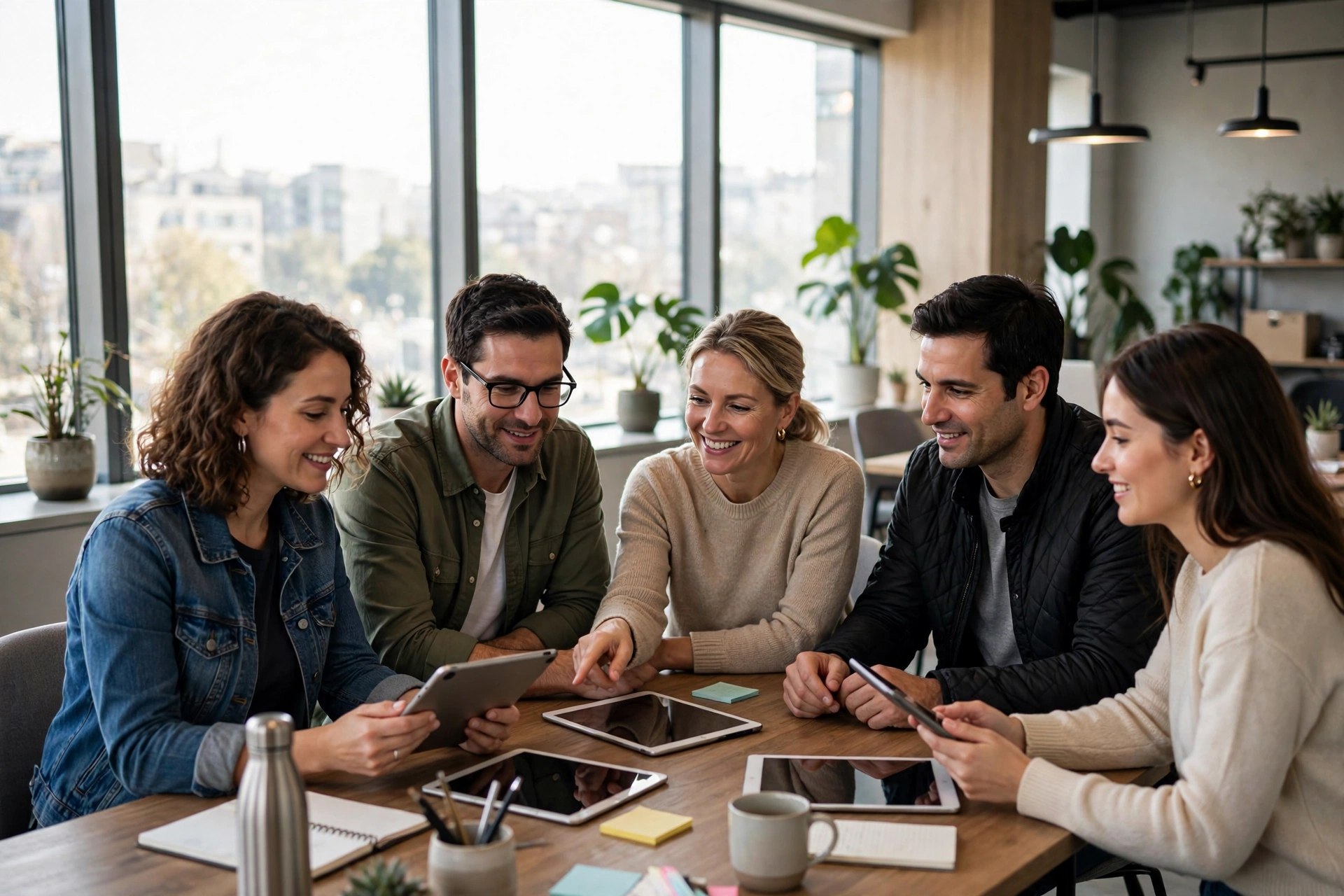 The Tablet Government team at work